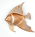 FANWNKI Set of 3 Metal Fish Wall Decor Art Outdoor Indoor Sculpture Hanging for Pool Home Porch Fence Garden...