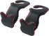 Car Hooks for Purses and Bags Cute Leather (2 pcs, Black with Red Edge) Cat Shape Car Essentials for Women Interior Cute Car Accessories Cute Aest...