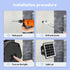 Solar Outdoor Lights Waterproof - Solar Wall Lights Outdoor,Dusk to Down Lighting for Wall,Fence,Farm,Yard,Deck,Garden,Patio Warm Light Solar Ligh...