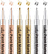 Gold Paint Pens with Silver, Rose Gold Acrylic Paint Pens for Rock Painting, Wood, Fabric, Glass, Canvas, Scrapbooking, Card DIY Metallic Acrylic ...