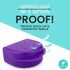 FRESH KNIGHT Retainer Case (2 Pack). Retainer Case with Vent Holes. Perfect for Denture, Mouth Guard, Aligner (Purple)...