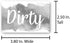 Brothers Bench Blue & Gray Dishwasher Magnet Clean Dirty Sign, Clean Dirty Magnet for Dishwasher, Universal Dishwasher Refrigerator Magnet for Kit...