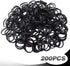 BronaGrand 200pcs 10 mm Split Rings Alloy Double Loop Jump Rings Keychain Ring Connectors for DIY Arts Crafts Organization Home Car Office Keys At...