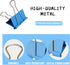 Mini Binder Clips and Paper Clips, Metal Paper Clamps Colourful Binder Clips Assorted Sizes...