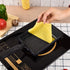 MyLifeUNIT Tamagoyaki Pan, Japanese Omelette Pan Nonstick with Silicone Spatula, Square Egg Pan 7 x 5 inches, Black...