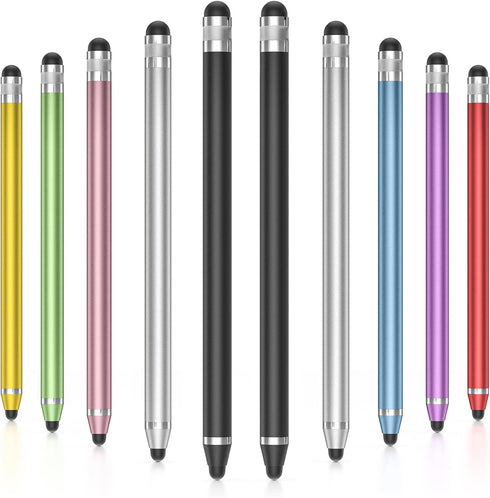 GUUGEI Stylus for Touchscreen,10-Pack Universal Compatibility Stylus Pens, Replaceable, Lightweight and Portable with High Precision for Tablets, ...