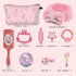 Kitty Makeup Bag Set,Hello Stuff Kitty Including Makeup Bag Headband Hair Claw Clips Hair Brush Mirror Compact Hair Ties Nail Clipper,Hello Kawaii...