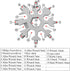 19 In 1 Incredible Tool - Easy N Genius - FEX 18-in-1 Stainless Steel Snowflakes Multi-Tool (Silver)...
