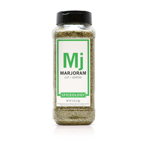 Marjoram Leaves - Spiceology Dried Marjoram Herb - 4 ounces...