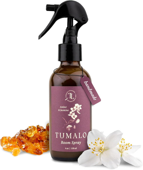 Room Spray - Sophisticated, All-Natural Home Fragrance, Pure Essential Oil Air Freshener & Odor Eliminator, Soothing and Refreshing Scent, Amber &...