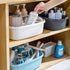 JiatuA Large Cleaning Supplies Organizer with Handle Portable Shower Caddy Basket Plastic Bucket Tool Storage for Bathroom, Bedroom, Kitchen, Coll...