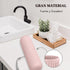 Travel Case for Toothbrush, Toothpaste and Makeup Brushes, Toothbrush holders travel. Portable Holder for Home, School, Camping and Bathroom(Pink)...