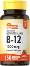 Sundance - B-12 Methylcobalamin 1,000 mcg | 150 Fast Dissolve Tablets | Natural Berry Flavor | Vegetarian, Non-GMO, and Gluten Free Essential Vita...