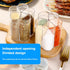 2pcs Travel Spice Container ?5 in 1Portable Camping Seasoning Shaker?Clear Plastic Condiment Bottle for Travel?Camper, Hiking, BBQ, Picnicn....