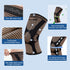 2-Pack Knee Compression Sleeves for Pain Relief & Support During Sports & Weightlifting - Non-Slip Braces for Men & Women, Perfect for ACL, Arthri...