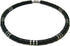 18" Raiders Black Wood Coco Silver Beaded Necklace - 8mm (5/16")...