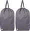 Washable Travel Laundry Bag with Handles and Drawstring (2 Pack), Heavy Duty Large Enough to Hold 3 Loads of Laundry, Fit a Laundry Basket or Clot...