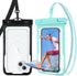 2 Pack Waterproof Phone Pouch, Up to 7.2" Waterproof Phone Case for iPhone 15 14 13 12 Pro Max Samsung Google, IPX8 Cellphone Dry Bag for Snorkeli...