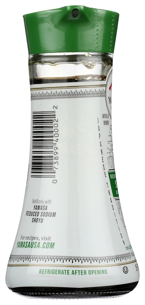 Yamasa, Reduced Sodium Shoyu Artisanal Soy Sauce, Non-GMO, Glass Bottle with Dispenser, 5 fl oz...