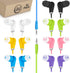 Bulk Earbuds Bits, 10 Pack of Colorful in-Ear Earbuds, 3.5mm Stereo in-Ear Earphones, Bulk Earbuds, Disposable Headphones, Multi-Color Earphones f...
