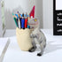 Dinosaur Pencil Holder, Large Capacity eggshell Pen Holder for Desk Resin Desk Organizer Decorative Accessories, Suitable Office Classroom Home, C...