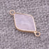6PCS Natural Stone Pendant Charms,Quadrilateral Shape Random Color Mix Stone Connector Necklace Links Pendants Healing Crystal Quartz Chakra Reiki...