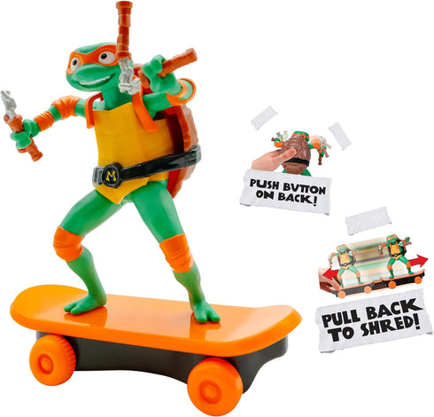 Teenage Mutant Ninja Turtles 5" Sewer Shredders Movie Edition Michelangelo Ages 3+ Shredding Action Figure...