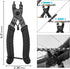 Oumers Bike Link Plier+Chain Breaker Splitter Tool+Chain Checker, Chain Missing Link Opener Closer Plier Chain Cutter Connector Wear Indicator Too...