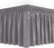 Biscaynebay Wrap Around Bed Skirts for Full & Full XL Beds 15" Drop, Silver Grey Adjustable Elastic Dust Ruffles Easy Fit Wrinkle & Fade Resistant...
