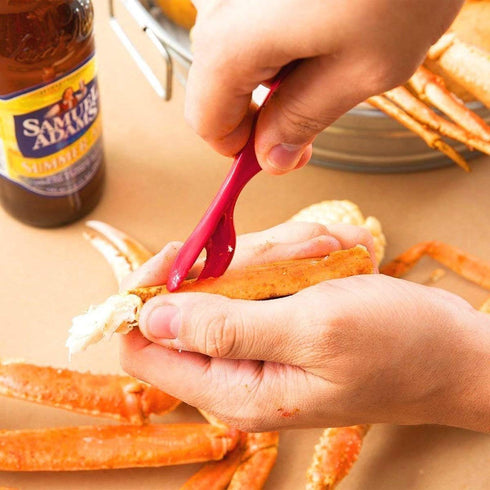 Artcome 22 Piece Seafood Tools Set for 4 People including 4 Lobster Crab Crackers 4 Lobster Shellers 6 Seafood Forks 4 Sauce Cups and 4 Lobster Cr...