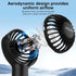 2 IN 1 Mini Portable Handheld Fan with Keychain Stand, Personal Powerful Cooling Fan, Small Battery Operated Table Fan, Quiet Hand Fan, USB Rechar...