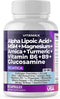 Sciatica Nerve Health Support - Sciatic Nerve Supplement Capsules with Folic Acid, Pea, Glucosamine, MSM, Vitamin B Complex, Alpha Lipoic Acid 300...