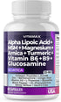 Sciatica Nerve Health Support - Sciatic Nerve Supplement Capsules with Folic Acid, Pea, Glucosamine, MSM, Vitamin B Complex, Alpha Lipoic Acid 300...