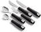 Special Supplies Adaptive Utensils 5-Piece Set Non-Weighted, Non-Slip Handles for Hand Tremors, Arthritis, Parkinson’s or Elderly Use - Stainless ...