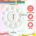 36Pcs Paint Tray Palettes,Plastic Paint Pallet,Round Plastic Palette with 10 Wells,Washable Paint Palette for Kids Adult Student DIY Craft Art Pai...