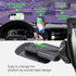 Car Phone Holder, Phone Car Mount with Stick On Base Cell Phone Car Mount Sticky Adhesive Mount Holder for 4 inches to 6.5 inches Smartphones......