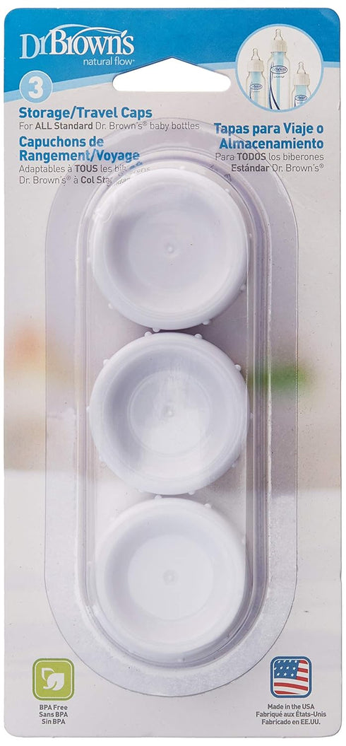Dr. Brown's Natural Flow Standard Storage Travel Caps Replacement, 6 Pack, Model:, Baby & Child Shop...