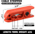 2 Pcs LCP-240 Wire Stripper with 10 Blades Cutter Cable Stripper for AWG 12 to 4/0 Cables Wire Stripping Tool...