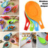 AKOAK Round Silicone Spoon Holder, Kitchen Utensil Holder - Pack of 1 (Yellow)...
