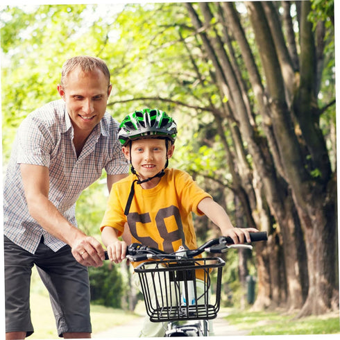 Sosoport Bicycle Iron Basket Cruiser Bike Bicycle Iron Bike Basket Rear Bike Basket Metal Bike Basket Bike Container Front Bicycles Basket 25X18X1...