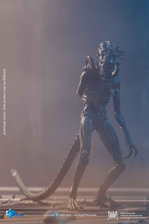 Hiya Toys Exquisite Mini Series 1/18 Scale 5 Inch Aliens Battle Damage Alien Warrior Action Figure...