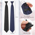 Janmercy 6 Pcs Clip on Tie for Men Clip on Easy Necktie Striped Solid Plaid Dots Mixed Lot Tie for Office School, 20 Inch (Mixed Style)...