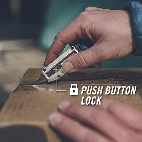 Gerber Gear Prybrid X Utility Knife with Pry Bar - No. 11 Exacto Knife Blade - Multi-Tool Pocket Razor Knife with Paracord - EDC Knife, Urban Blue...