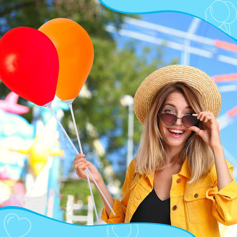 Balloon Sticks - 100Pcs Balloon Stick and Cup for Party Wedding...