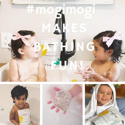 Organic Oatmeal Soothing Bath Soak for Sensitive Skin, Baby & Kids – All Natural & Fragrance-Free, 17 Oz (3 Packs) - Made in USA by mogimogi Baby...