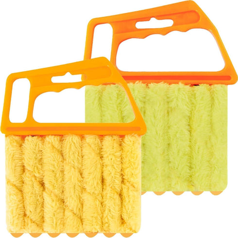 2 Pcs Blind Cleaner - Washable Window Blind Cleaner Duster Tool, Hand-Held Blind Duster for Wood Dlinds Mini Duster Brush Blind Dust Cleaner Venet...
