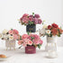 Artificial Flowers Fake Peony Silk Flowers Hydrangea Bouquet Decor Faux Camellia Flower for Home Living Room Table Centerpieces Decoration...