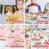 Cupcake Liner,100 Count Standard Muffin Wrappers Non-stick Greaseproof 210g PET Coated Paper Baking Cups for Wedding,Baby Shower, No Muffin Pan Ne...
