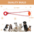 Interactive Dog Chew Toy with Rope for Aggressive Chewers - Tugging and Tossing - Puppy Training - Dispenses Treats and Food - Toothbrush for Pet ...