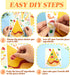 Make a Pizza Stickers, Pizza Crafts Pizza Party Supplies Decorations Pizza Party Favors for DIY Arts Birthday Games (36 Sheets)...